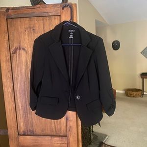 Black casual blazer